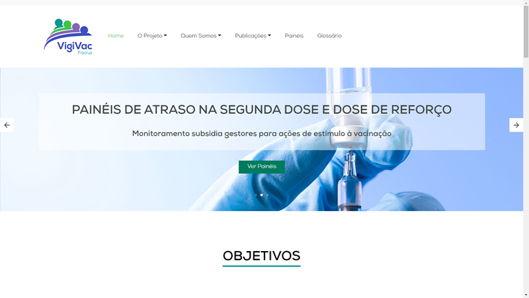 Captura do site Fiocruz Vigivac
